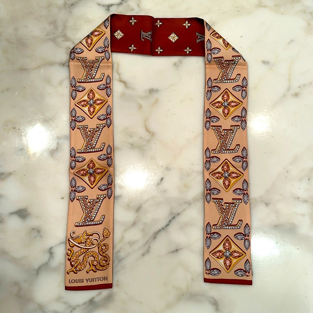 LV silk Bandeau
